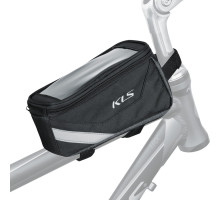 Сумка с креплением на раму и вынос KLS Brick ECO (1,1 л) черная