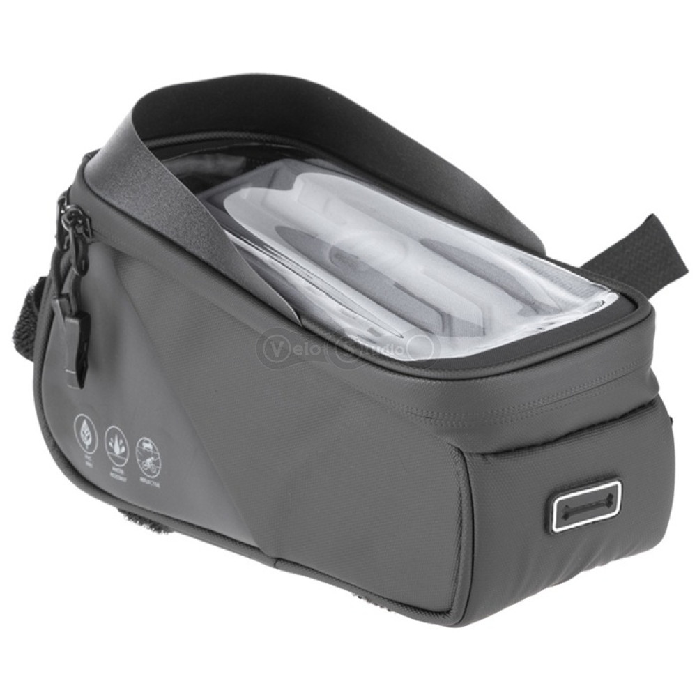 Сумка на раму под смартфон ONRIDE Visor 30, объем 1 л, водоотталкивающая, светоотражающая