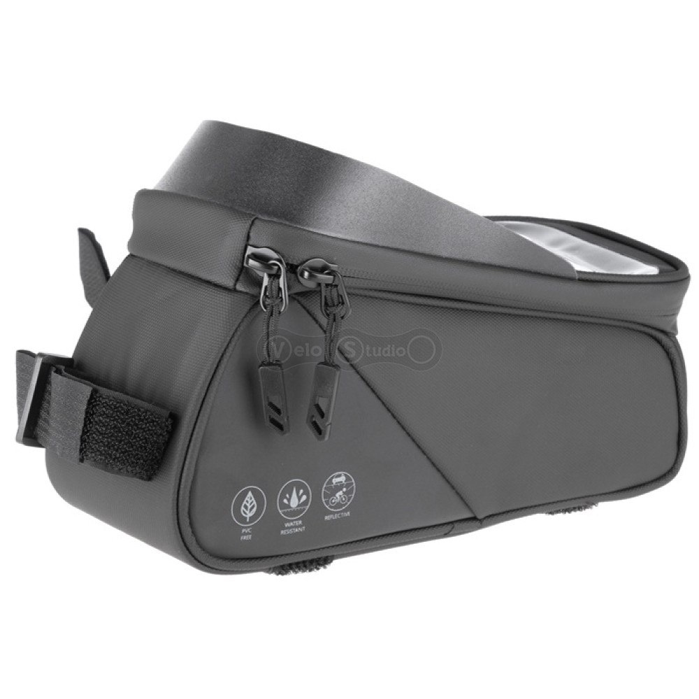 Сумка на раму под смартфон ONRIDE Visor 30, объем 1 л, водоотталкивающая, светоотражающая