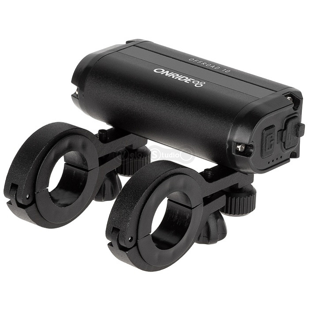 Велосипедная фара ONRIDE Offroad 10 (900 lm, 2000 mAh, Type-C), алюминиевая
