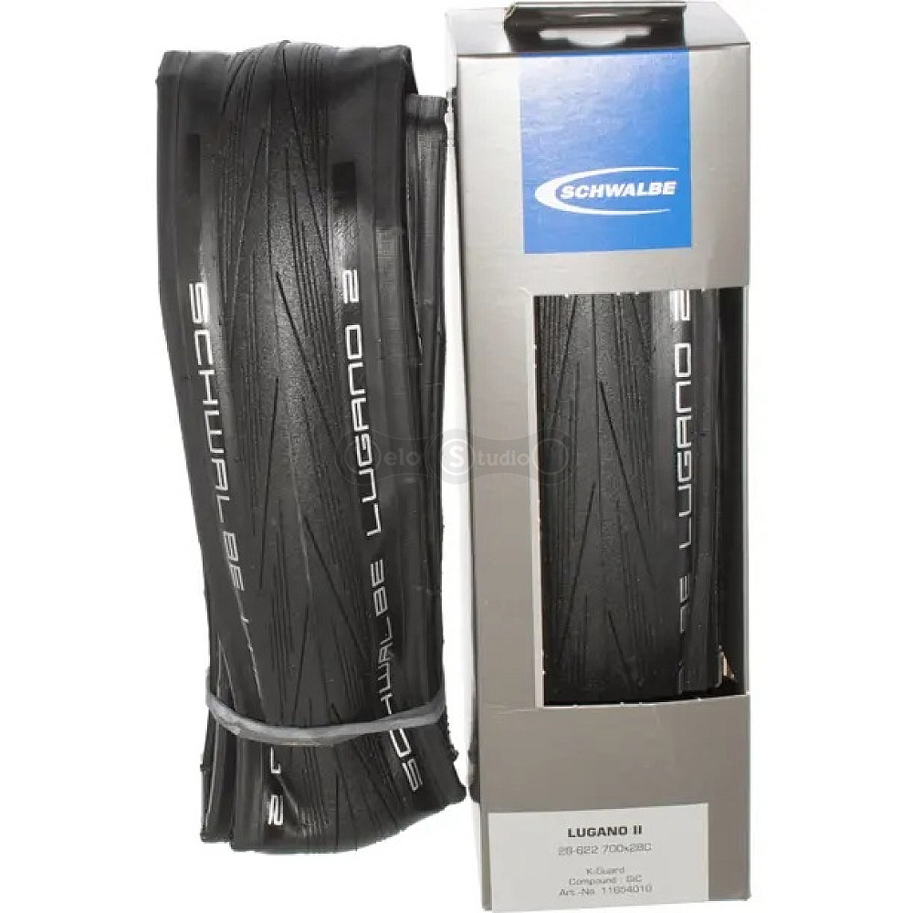 Покрышка 28x1.00 (25-622) Schwalbe LUGANO II K-Guard Folding HS471 B/B-SK SiC IB