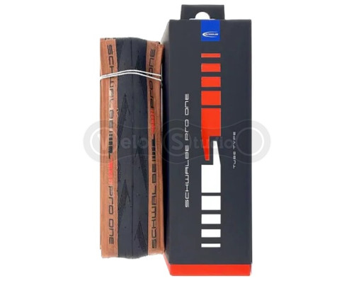 Покрышка 700x28C (28-622) Schwalbe PRO ONE Evo, Super Race, V-Guard, Folding, B/TS-SK Tan