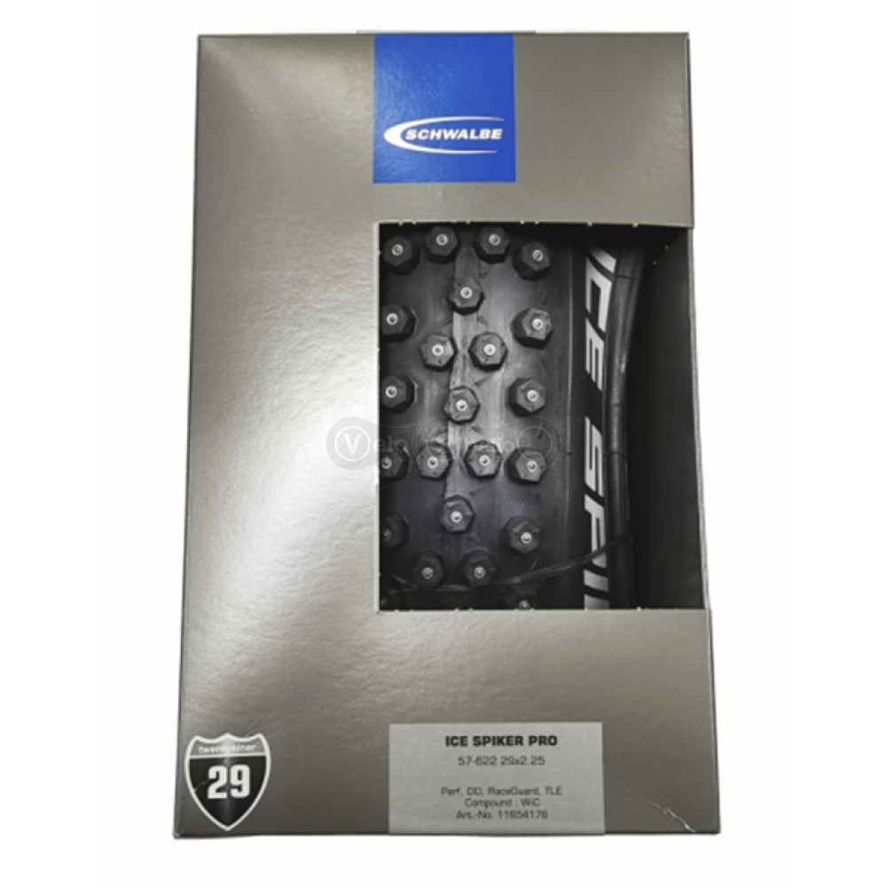 Покрышка 29x2.25 (57-622) Schwalbe ICE SPIKER PRO Perf, DD, RaceGuard, TLE B/B-SK
