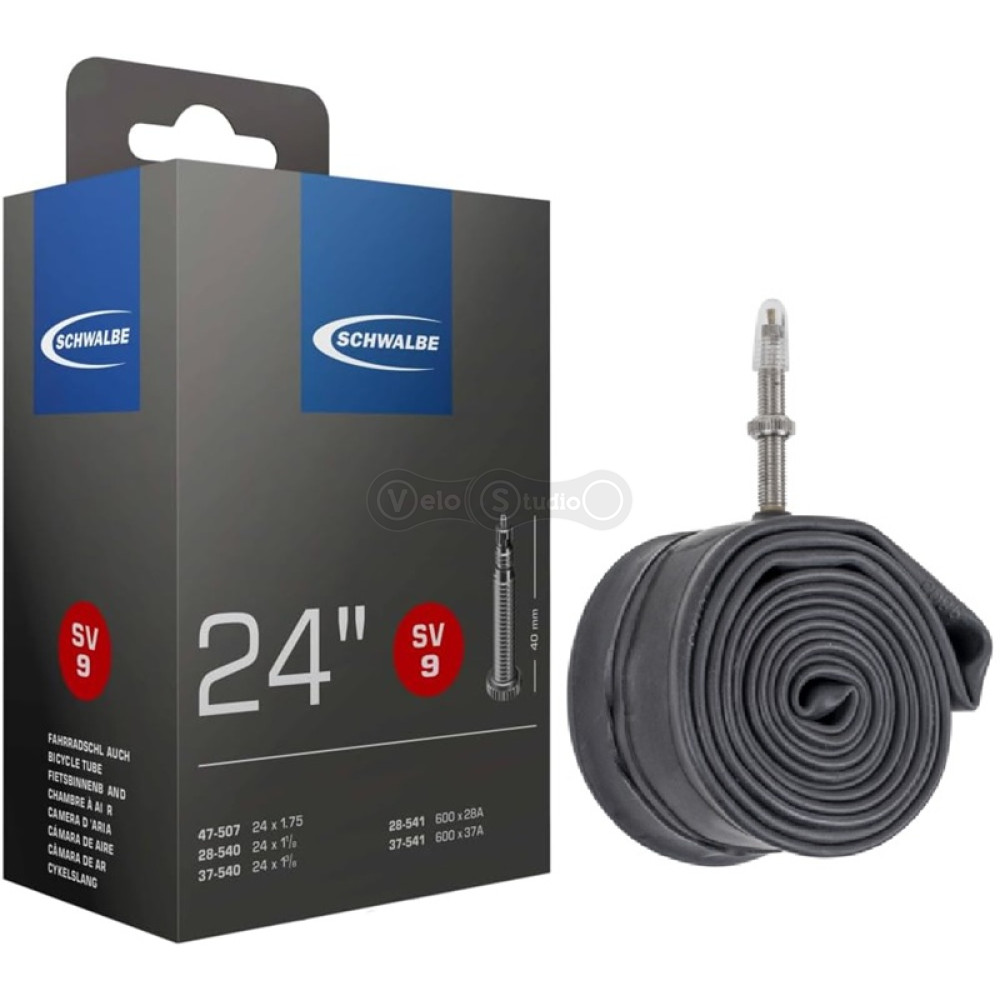 Камера 24x1/75-1 3/8 (28/47x507/541) IB 40мм Schwalbe SV9