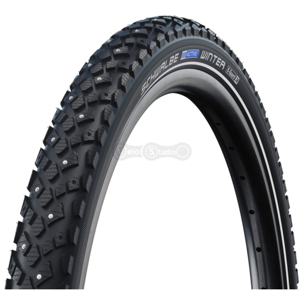 Зимняя велопокрышка 27.5x2.00 (50-584) SCHWALBE WINTER K-Guard, TwinSkin B/B+RT