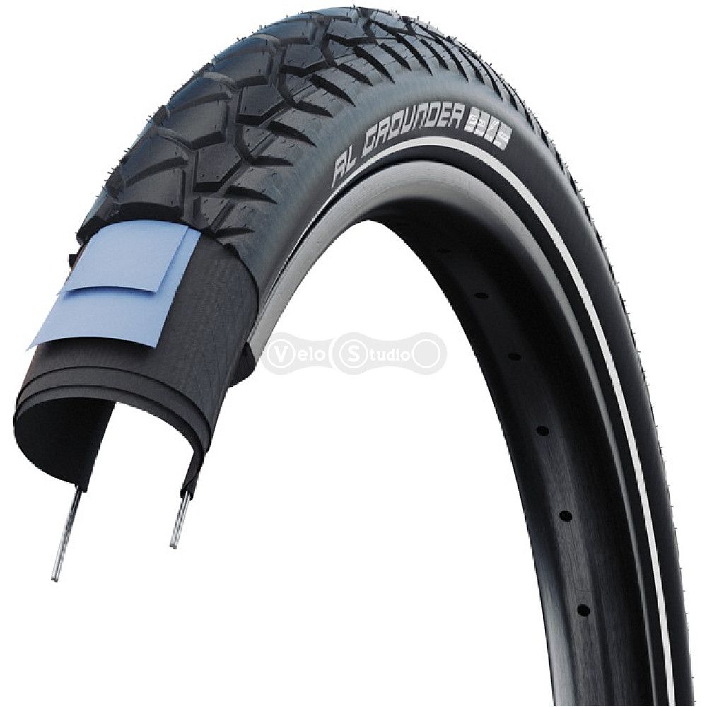 Покрышка 27.5x2.35 (60-584) SCHWALBE AL GROUNDER Perf, DD, RaceGuard, B/B-SK+RT