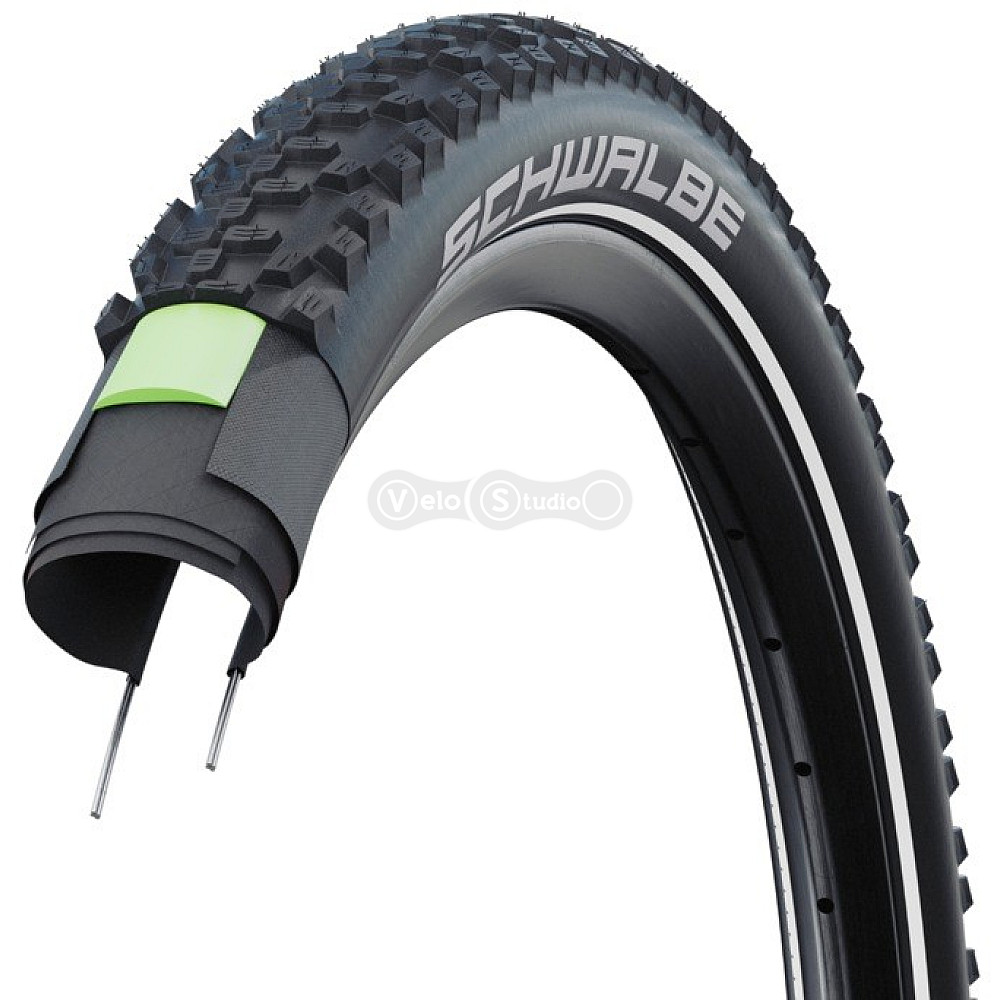 Покришка 26x2.25 (57-559) SCHWALBE SMART SAM Plus Perf, DD, GreenGuard B/B-SK+RT HS624 ADDIX 67EPI 35B