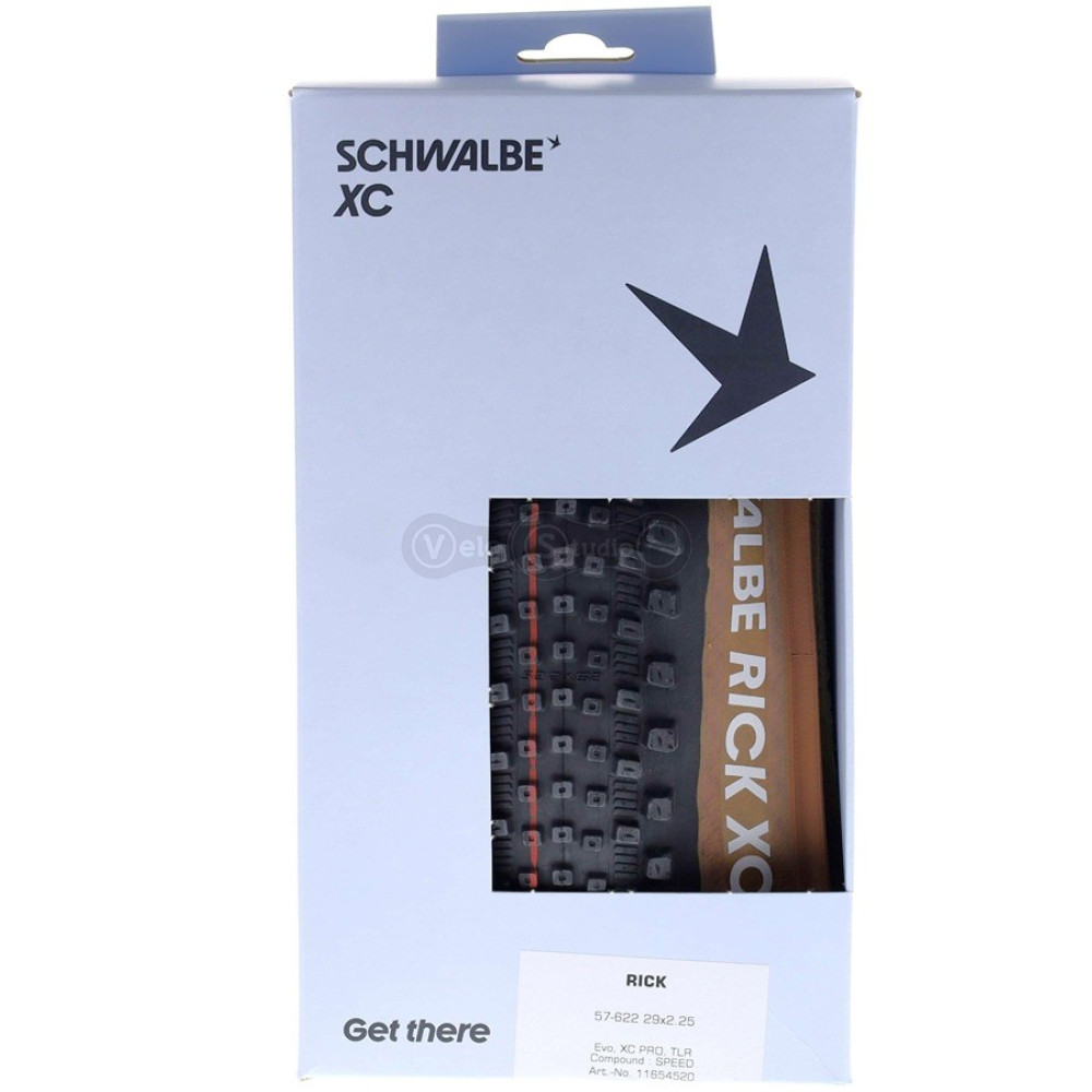 Покрышка 29x2.25 (57-622) SCHWALBE RICK XC PRO Evo, TLR B/TS-SK HS635 SPEED 67EPI