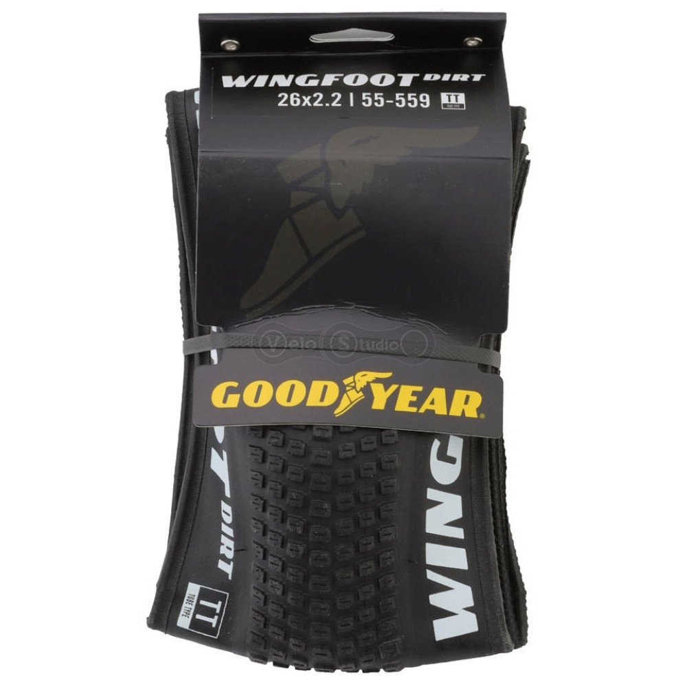 Покрышка 26x2.20 (55-559) GoodYear Wingfoot Dirt, Folding, Black, 60tpi