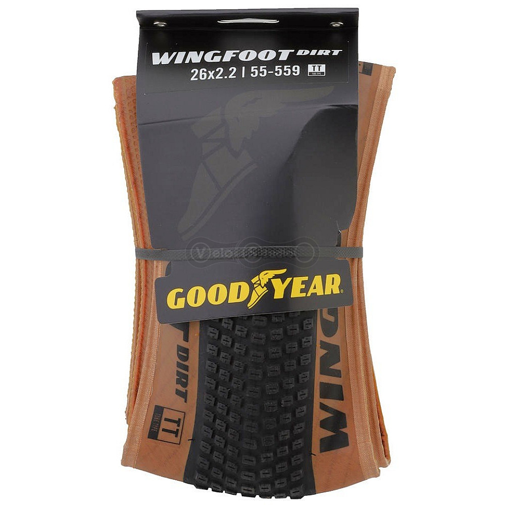 Покрышка 26x2.20 (55-559) GoodYear Wingfoot Dirt, Folding, Transparent, 60tpi