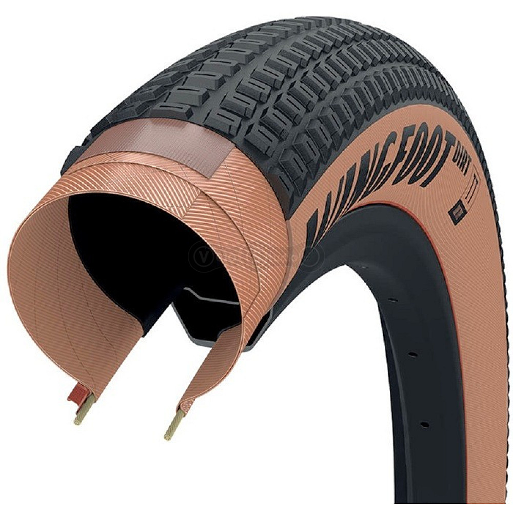 Покрышка 26x2.20 (55-559) GoodYear Wingfoot Dirt, Folding, Transparent, 60tpi
