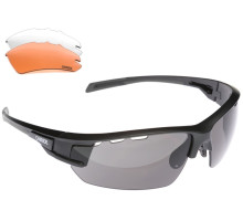 Окуляри ONRIDE Leader 40 з лінзами: димчастий кат 3 (17%), помаранчевий кат 2 (37%), прозора