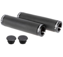 Грипси ONRIDE Locone, силіконові, два замки, 130 мм, чорний