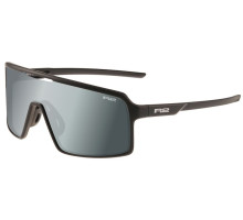 Очки R2 WINNER black (TR90), линза smoke (HD), покрытие flash mirror, кат 2