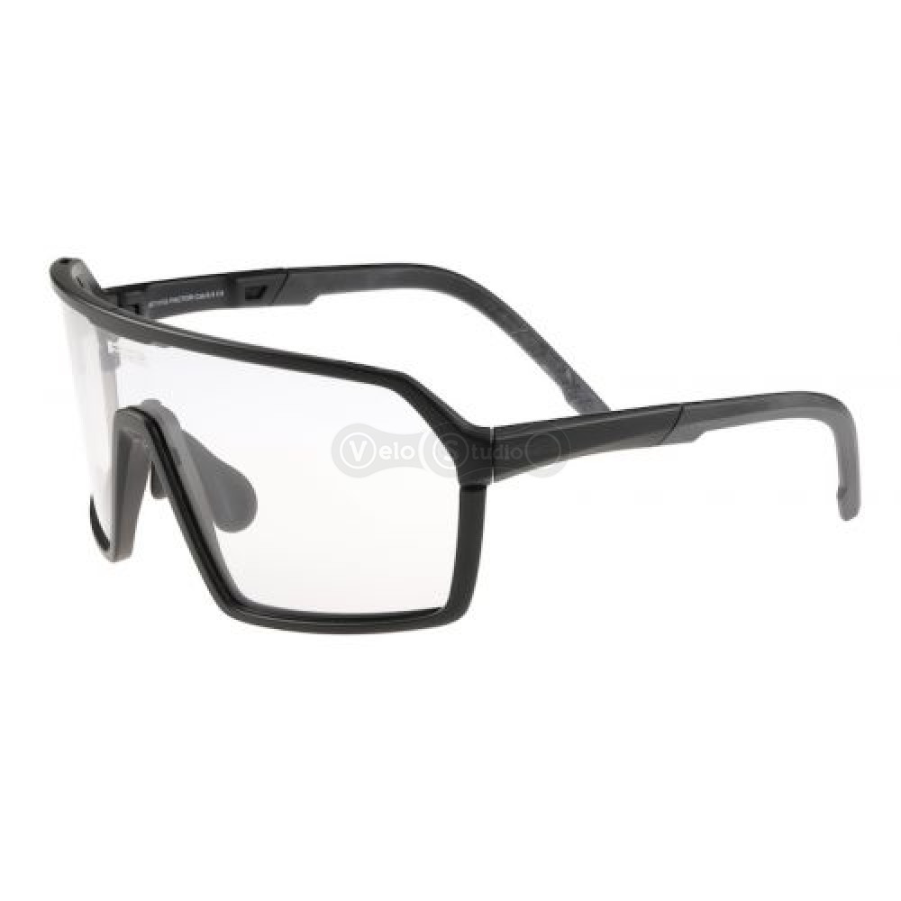 Очки R2 FACTOR черные, линза clear to grey (Photochrom), black/red full revo, кат 1-3