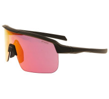 Окуляри підліткові R2 FUSION black (TR90), лінза rose (HD), покриття orange full revo, кат 2