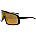 Очки R2 REVEL black (TR90), линза brown, покрытие gold full revo, кат 3