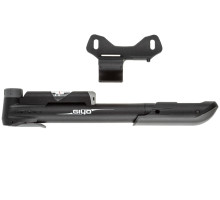 Насос ручний Giyo GP-43CP, пластик, манометр, розумна головка, 24см, 120psi