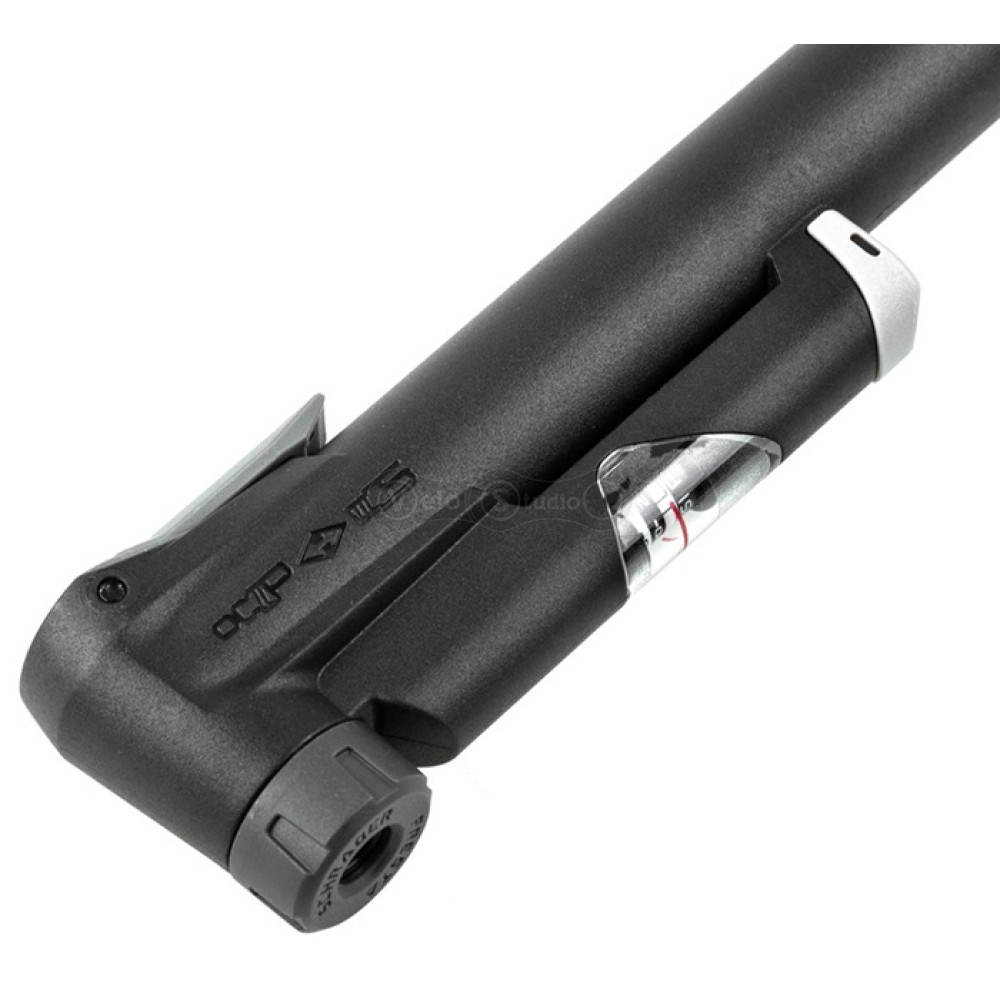 Ручной насос ONRIDE Counter 10 пластик, 25см, с манометром, FV/AV, 120PSI