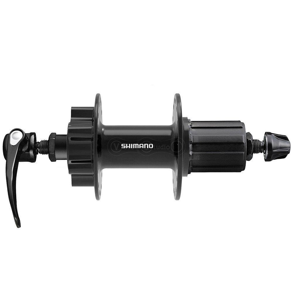 Втулка задня Shimano FH-QB400-HM, CUES, 32отв QR, OLD: 135мм, 6-болтів