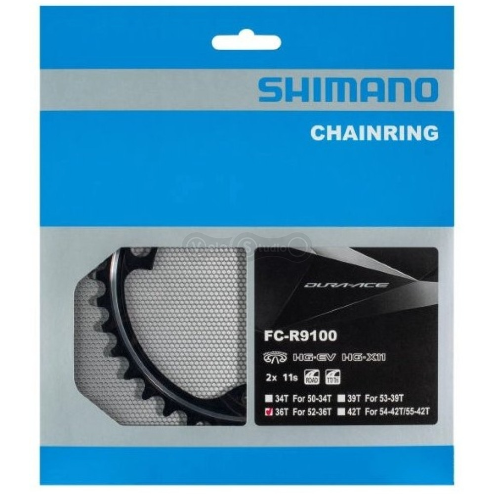 Звезда шатунов Shimano FC-R9100 Dura Ace, 36 зубьев, 11 скоростей