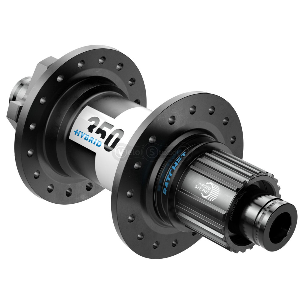 Втулка задняя DT SWISS 350 Hybrid 148/12 IS-6 bolt Shimano MicroSpline 32 отверстия