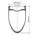 Колесо переднє DT SWISS ERC 1100 DI 700C CL 45 12/100