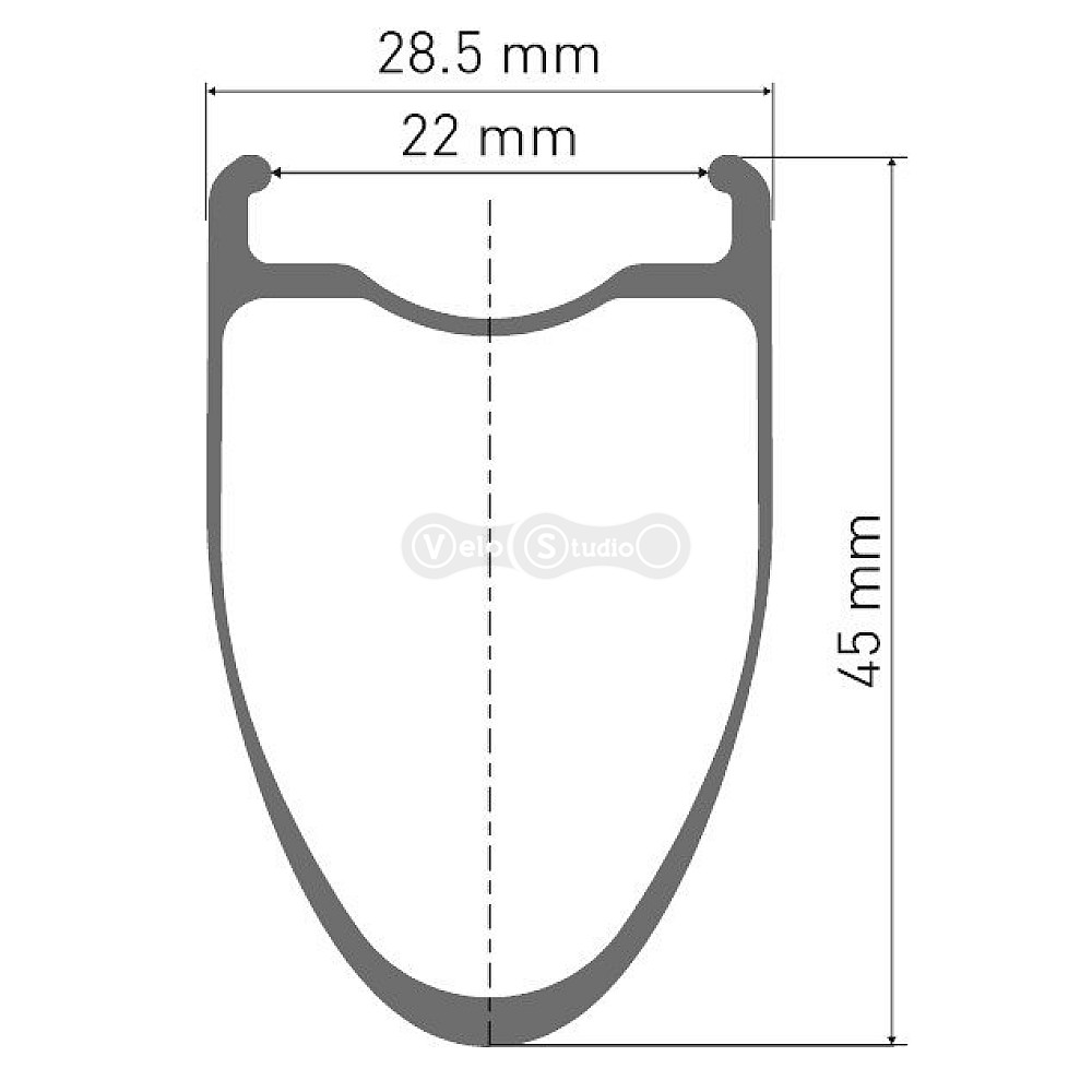 Колесо переднее DT SWISS ERC 1400 DI 700C CL 45 12/100