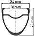 Задня колесо DT Swiss P 1800 SP 700C CL 23 12/142 Shimano Road