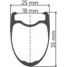 Колесо заднє PRC 1100 DI 25Y 700C CL 24 12/142 ASLS11
