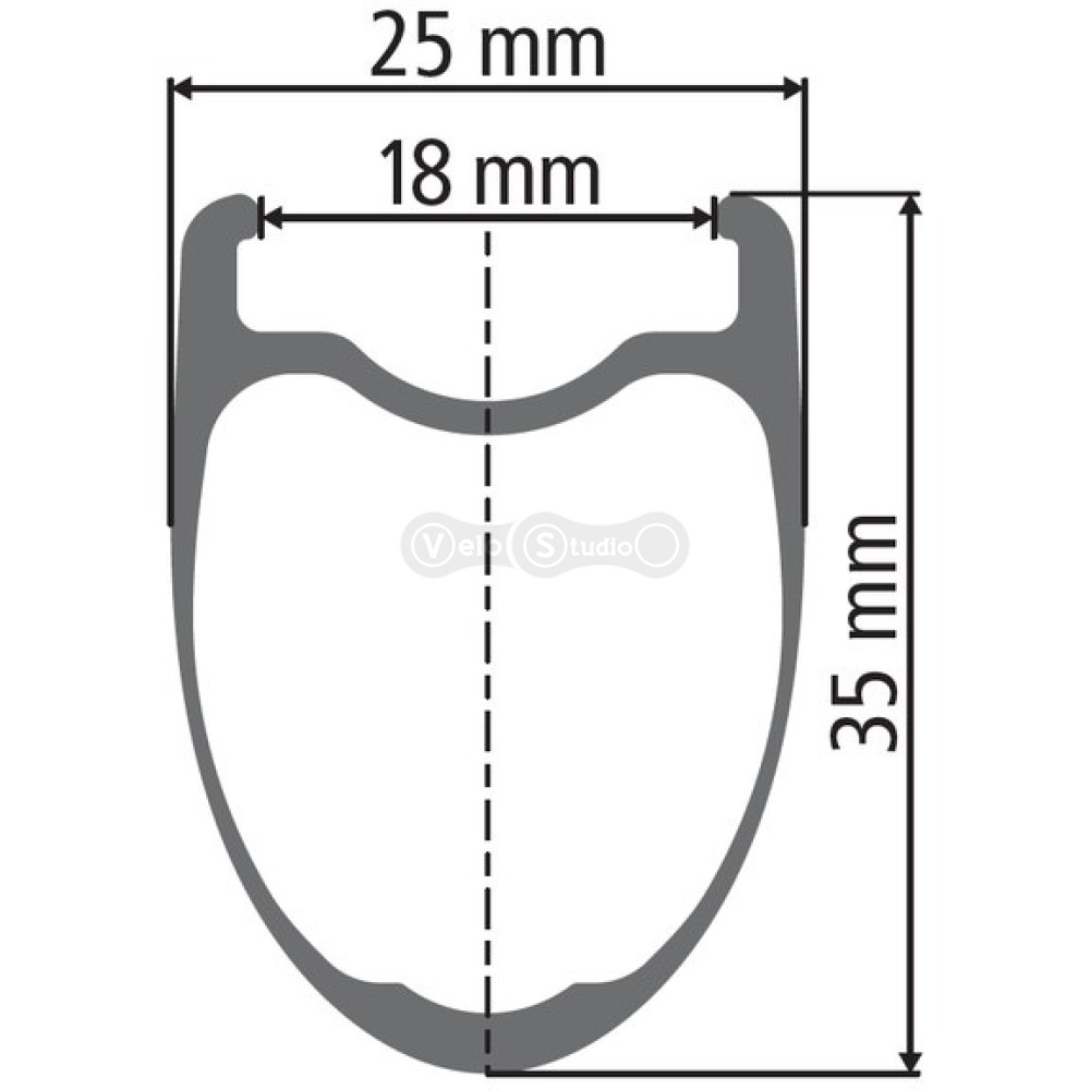 Колесо заднее DT SWISS PRC 1400 SP 700C RB 35 5/130 ASLS11