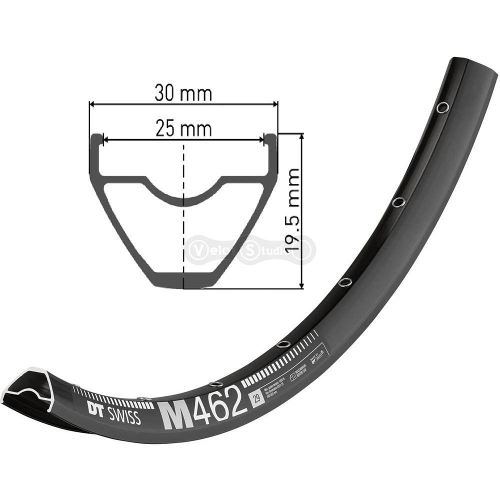 Обід DT SWISS M 462 29x25 DISK BRAKE 32 отвори