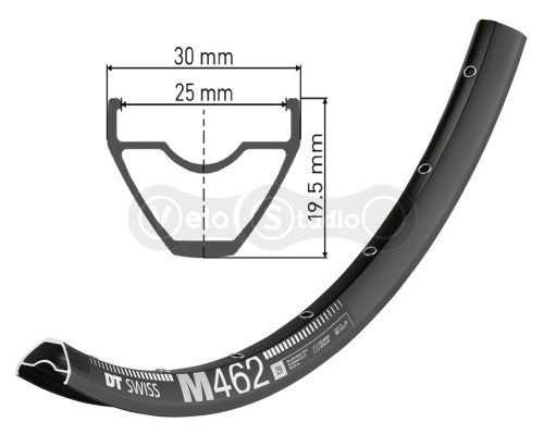 Обод DT SWISS M 462 29x25 DISK BRAKE 32 отверстия
