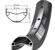 Обод DT SWISS U 663 29X30 DISK BRAKE 32 отверстия