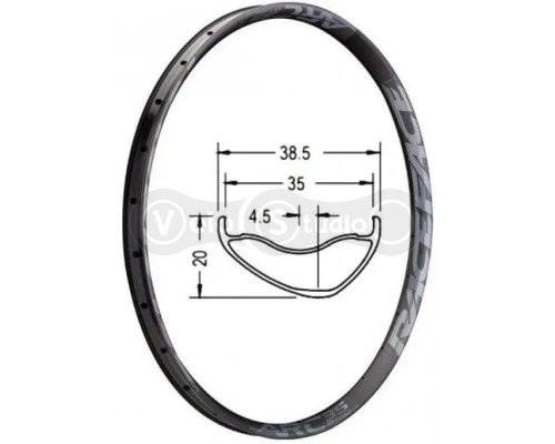 Обод RACE FACE ARC OFFSET 29 x 35 мм 28 спиц