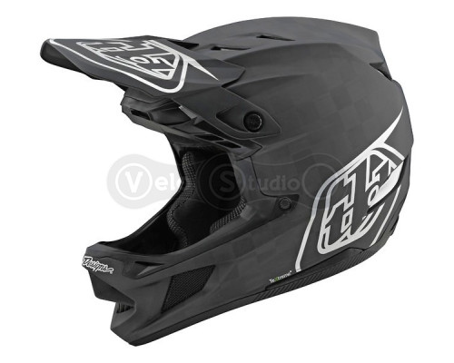 Вело шолом TLD D4 Mips Carbon Helmet [Stealth Black/Silver] L (58-59 см)
