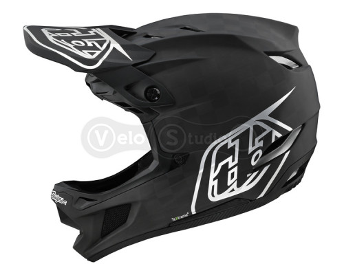 Вело шолом TLD D4 Mips Carbon Helmet [Stealth Black/Silver] L (58-59 см)