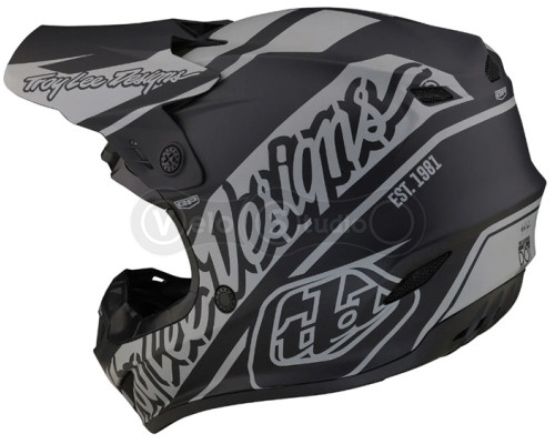 Мотошолом TLD GP Helmet Slice [Black Gray] LG