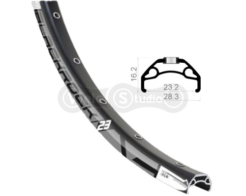 Обід Rodi BLACKROCK 23 26, 559x23, 32 відп., AV, пістонований, чорний