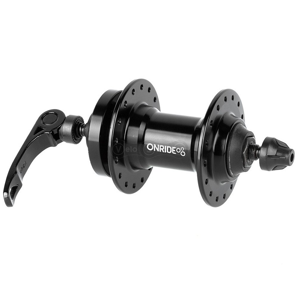 Втулка передняя ONRIDE Hub 20F, 32 отверстия, disc, шарики, 100 QR, черная