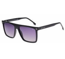 Очки Relax Bahamas черные глянцевые, линза smoke grady (Polarized TAC), кат 3