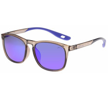 Дитячі окуляри Relax Siri сірі кристальні, лінза smoke (PC), blue revo, кат 3