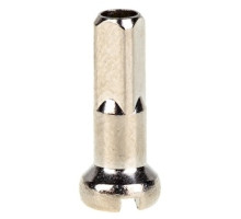 Ниппель ONRIDE 14G/13G, 14x2,3 мм, латунь, серебристый, 100 шт