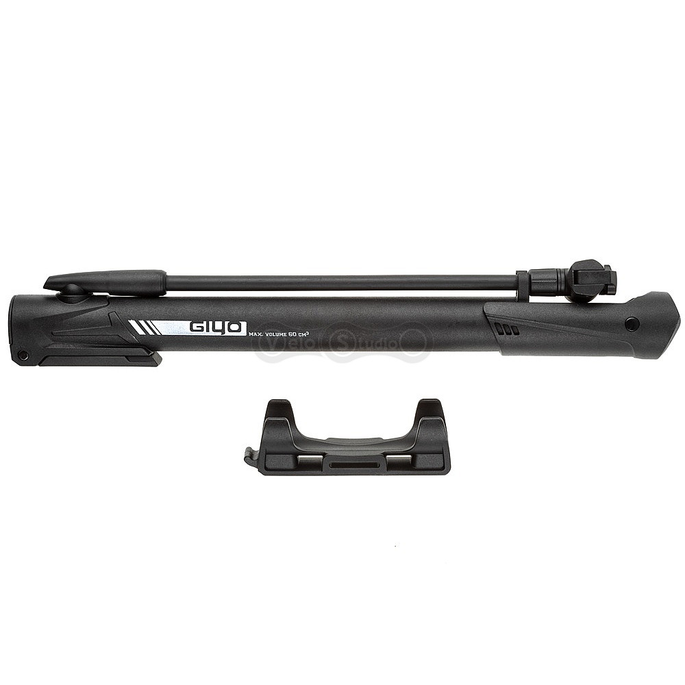 Насос мини-напольный Giyo GM-64P, пластик, боковой шланг, 28см, 120psi