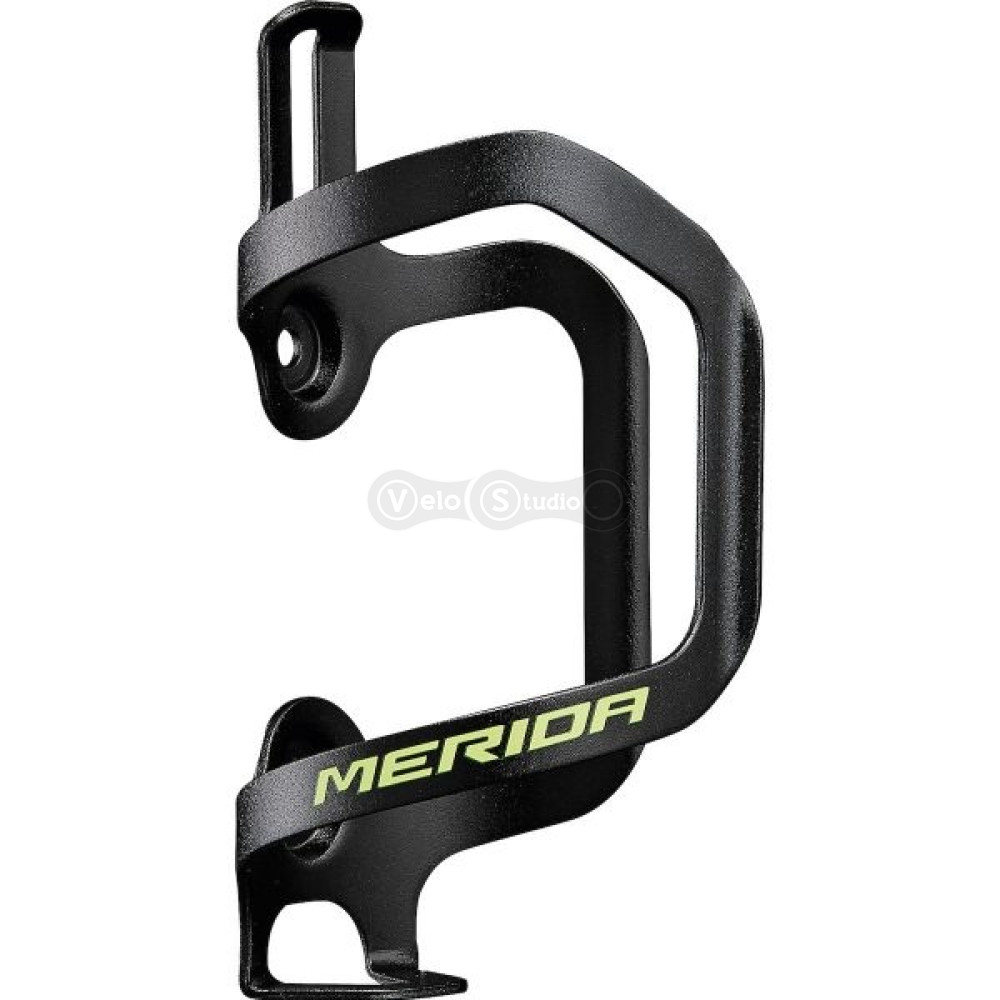 Флягодержатель MERIDA Pure Black, Green Alloy 2 steel bolts SIDELOAD