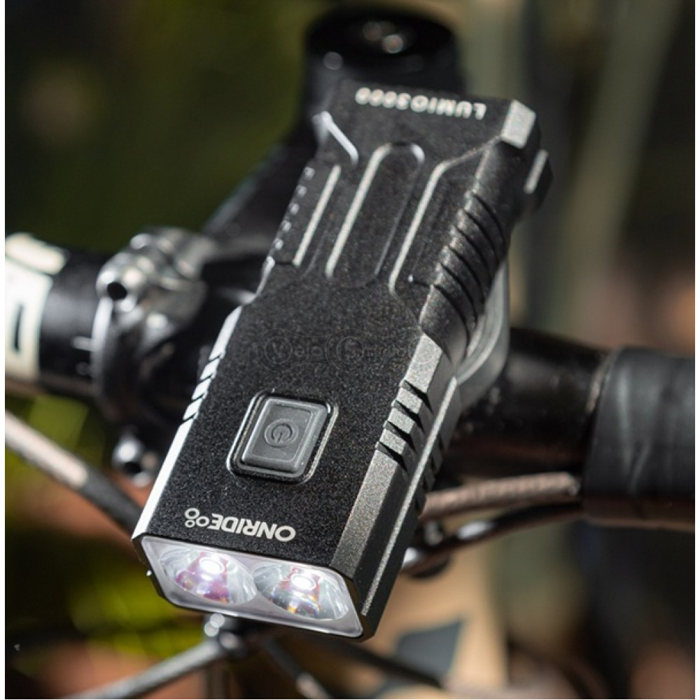 Велосипедна фара ONRIDE Lumio 3000 (3000 lm, 5000 mAh, Type-C)