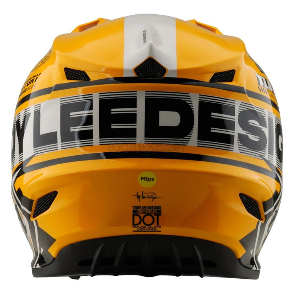 Мотошлем TLD GP PRO Mips HELMET; FIFTY-50 [WHITE / GOLD] SM