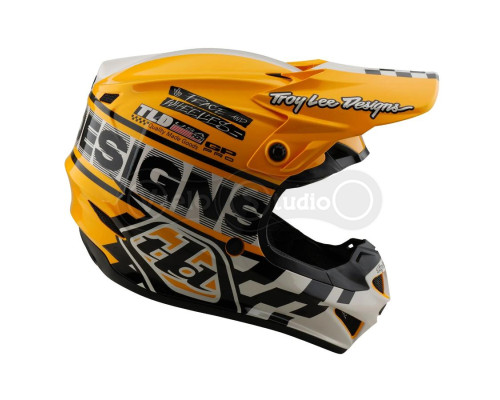 Мотошлем TLD GP PRO Mips HELMET; FIFTY-50 [WHITE / GOLD] SM