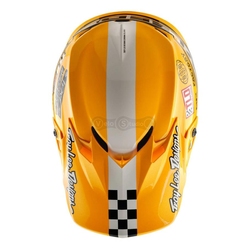 Мотошлем TLD GP PRO Mips HELMET; FIFTY-50 [WHITE / GOLD] SM