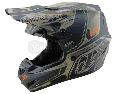 Мотошолом TLD GP PRO Mips HELMET; TROOPER [BLACK/CAPER] XL